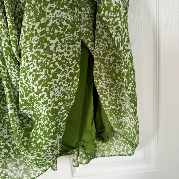 Abercrombie & Fitch Green Patterned Mini Dress - Picture 3 of 13